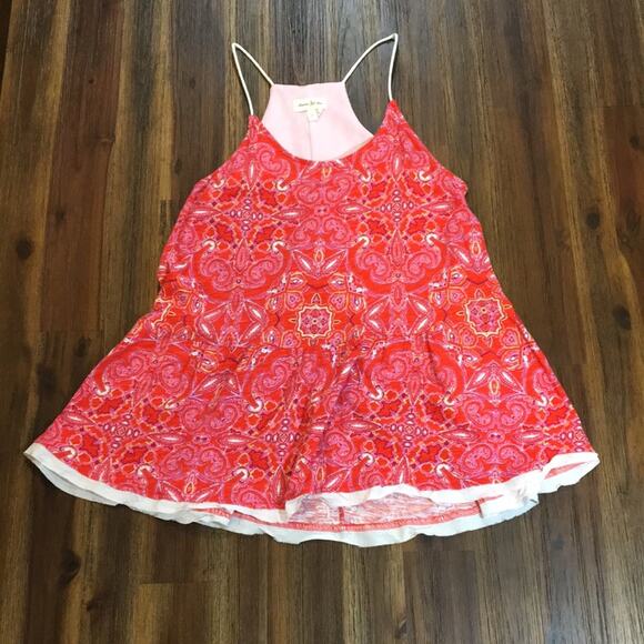 Anthropologie Meadow Rue Nuria Floral Peplum Tank - Picture 3 of 6